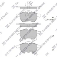 ������� �������� ��������! Opel Astra G 1.8i-2.2i/TDi 16V 98 SP1805 Sangsin Brake SP1805 SP1805 ����
