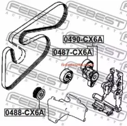 ���������� �����, ����/��� Febest 0490CX6A 0490CX6A ����