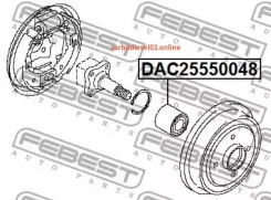 ��������� ��������� 25x55x48, ��� ����/��� Febest DAC25550048 DAC25550048 ����