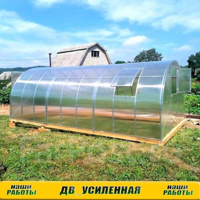 Теплица ДВ Усиленная 3х6, новый, в наличии. Цена: 60 255₽ в Хабаровске