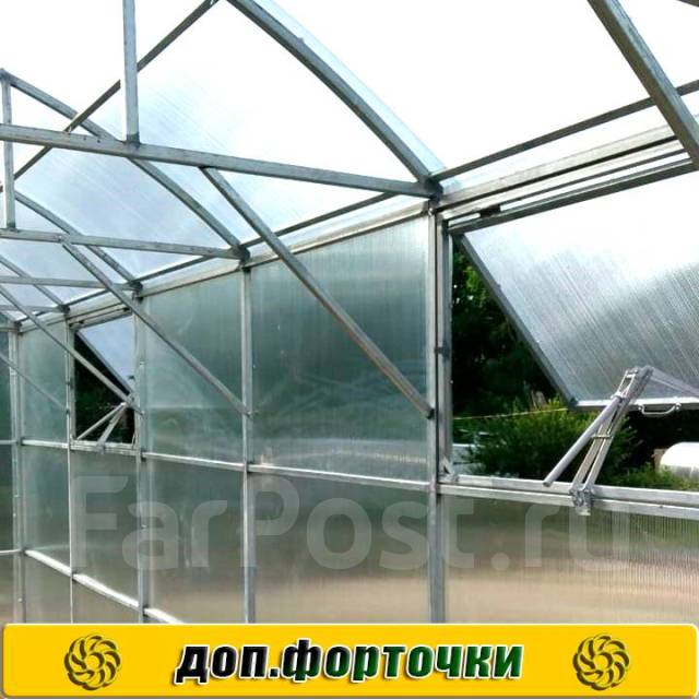 Теплица из поликарбоната 3х6 ДВ Вагон, новый, в наличии. Цена: 91 795 ...