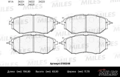 ������� ��������� �������� (��� �������) (����� Semi-Metallic) (Subaru Legacy/Outback/Tribeca 2.0-3.6 03-) (TRW GDB3372) E100248 ����� ����� E100248 �...