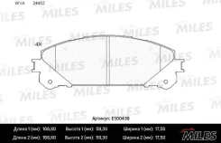 ������� ��������� �������� (����� Ceramic ����� PRO) Lexus RX 09-/Toyota Highlander 07- (TRW GDB3484) E500439 ����� ����� E500439 ����