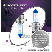 ����� H4 12V 60/55W P43t 3500� Super Vision Ultra Excelite Excelite 10506 Excelite ���. 10506 10506 ����