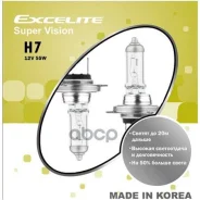 ��������� Excelite 10705 H7 12V 55W PX26d Super Vision (� 2 ��) Excelite ���. 10705 10705 ����