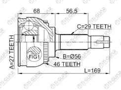 ���� �������� /Tiguar ��� Nissan Cefiro A32 19941998 /ABS /TG7427Z46; (0210027 0210040A46 NI027A46) Tiguar TG7427Z46 ����