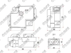������� ��������� /Tiguar ��� Mercedes B /W245 C W203 E W211 ML W163 S211; TGA0001587803; 05098138AA 0001587803 Tiguar TGA0001587803 ����