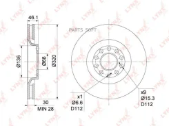 ���� ��������� ������������� (321x30) | ����� | Lynxauto BN1209 BN1209 ����