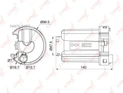 ������ ��������� Mazda ZL BJ# CP# Lynxauto LF543M LF543M ����