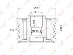 ����� ���������� ���� ���������� Lynxauto PA1048 PA1048 ����