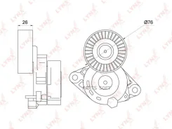 ����� �������� ���������� ����� MMC 6B31 CW6W CF4W Lynxauto PT3320 PT3320 ����