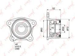 ��������� ��������� | ��� ����/��� | Lynxauto WB1023 WB1023 ����
