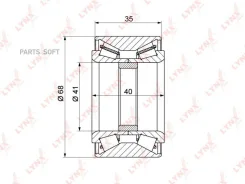 ��������� ������� �������� Suzuki TA#W TD#W Lynxauto WB1402 WB1402 ����