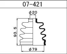 07-421 ������� ����� �������� Maruichi 1N01-22-530 ����
