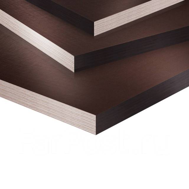 Ламинированная фанера береза 15 и 18 мм Россия ФОФ и ФЛК, в наличии ...