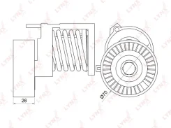 ���������� ����� ��������� ������������ LYNXauto PT3038 PT3038 ����
