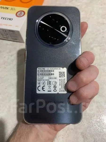Tecno Spark 30C. �/�, 128 ��, ������, 4G LTE, Dual-SIM, NFC ����