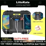 ����������� ��� lifepo4 liitokala 12� 150�� USB/type-c. 150��.�., LB4, 300��., ��������, ������������ ����� ����