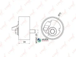 ����� �������� / ��� Subaru Impreza(GC) 1.6-2.0 92-00 / Legacy I-II 1.8-2.2 89-99 Lynxauto PB1056 PB1056 ����