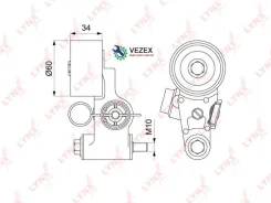 ���������� ����� ��� Subaru Legacy/Forester 1.6-2.0 96- Lynxauto PT1040 PT1040 ����