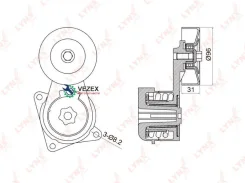 ���������� ����� ��������� ������������ Lexus GS300-400 93-05 / IS300 01-05 Lynxauto PT3046 PT3046 ����