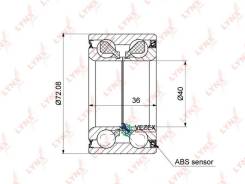     |  | Suzuki Swift (ZC) 04-15 [+ABS] Lynxauto WB1455 WB1455 