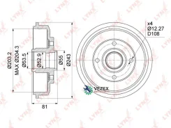 ������� ��������� FORD Focus -04 Lynxauto BM1040 BM1040 ����