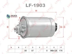 ������ ��������� FORD Galaxy I 1.9 95-06 Lynxauto LF1903 LF1903 ����