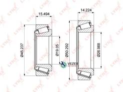   - 2 . |  | Kia Rio I (DC) 00-05 Lynxauto WB1374 WB1374 