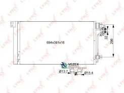 �������� ������������ � ���������� VW Transporter V 1.9-3.2 03-15 Lynxauto RC0524 RC0524 ����