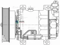 ���������� ������. ��� �/� Renault Kangoo II (07-)/Clio III (05-) (LCAC 0916) Luzar LCAC0916 LCAC0916 ����