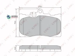 ������� ��������� �������� Lexus LS430 00-06 Lynxauto BD7568 BD7568 ����