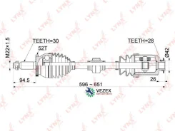 ������ � ����� Hyundai/KIA Santa FE/Sorento 09- ������. ����. Lynxauto CD1061A CD1061A ����
