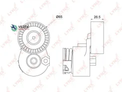 ���������� ������������� ����� Renault Megan II 1.4/1.6 02- / + AC Lynxauto PT3138 PT3138 ����