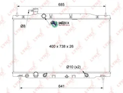�������� Honda CR-V 2.4 A/T 06-12 Lynxauto RB1045 RB1045 ����