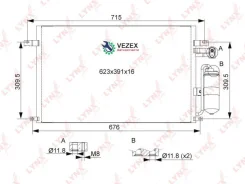 �������� ������������ � ���������� Chevroet Epica 2.0-2.5 06-12 Lynxauto RC0032 RC0032 ����