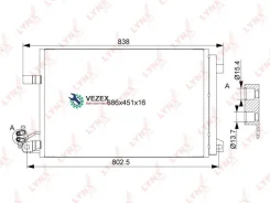 �������� ������������ � ���������� VW Transporter V 2.0-2.0D 03 Lynxauto RC0527 RC0527 ����