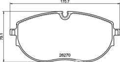 ������� ��������� VW Multivan T6/Transporter T6 15-24 �������� Brembo P85188 P85188 ����