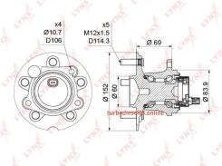 ������� ������, ��� ����/��� Lynxauto WH1175 WH1175 ����