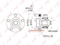 ������� ������, ����� ����/��� Lynxauto WH1215 WH1215 ����