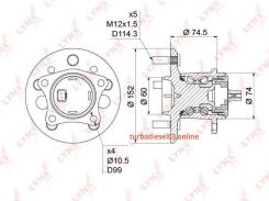 ������� ������, ��� ���� Lynxauto WH1217 WH1217 ����