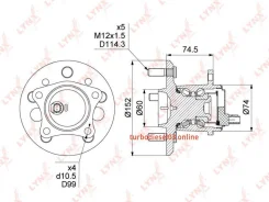������� ������, ��� ���� Lynxauto WH1494 WH1494 ����