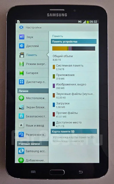 Samsung Galaxy Tab 3. 7 ������, ������ 8 �� ����