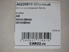 ������ ����������� (������-����) Kia Soul AM, G4FC, 10 4 �o��a��a 392102B040 ����