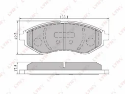 ������� ����. ����. �����. Chevrolet Aveo 05-/Kalos 05- Lynxauto BD1803 BD1803 ����