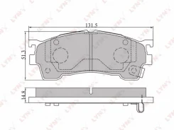 ������� ��������� �������� | ����� | Mazda 626 97/MX-6 91/ Xedos 6 92 Lynxauto BD5101 BD5101 ����