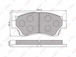 ������� ����. ����. �����. Toyota Camry(V20) -01/Celica(T20) -99/Lexus ES300 -97 Lynxauto BD7520 BD7520 ����