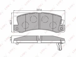 ������� ����. ����. ����. Toyota Camry(V20) -01/2.4 01-/Carina(T150/170) 1.6-2.0D -92/Carina E(T190) 1.6-2.0D 92-96/Celica -94 Lynxauto BD7521 BD7521...
