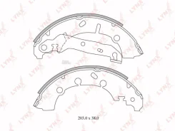 ������� ����. �����. ����. FORD Fiesta IV-V 1.0-1.8D 95- / Fusion 1.25-1.6D 02-, Mazda 121 1.25-1.8D 96-03 / 2(DY) 1.25-1.6 03- Lynxauto BS3001 BS3001...