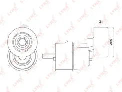 ���������� ������. ����� � ������� Hyundai ix35 2.0-2.4 09- / Sonata(NF/YF) 2.0-2.4 05- / Santa Fe(CM/DM) 2.4 10-, KIA Carens III 2.0 06- / Cerato(TD...